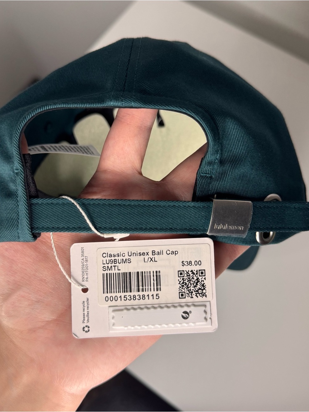 Lululemon Men’s Teal Baseball Cap NWT - Picture 9 of 9